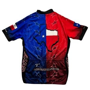 Sugoi Shirt Cycling Jersey Bike Size XXL, Texas, Lone Star